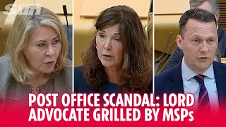 POST OFFICE SCANDAL: Lord Advocate grilled admits 4 subpostmasters convicted after Horizon warnings