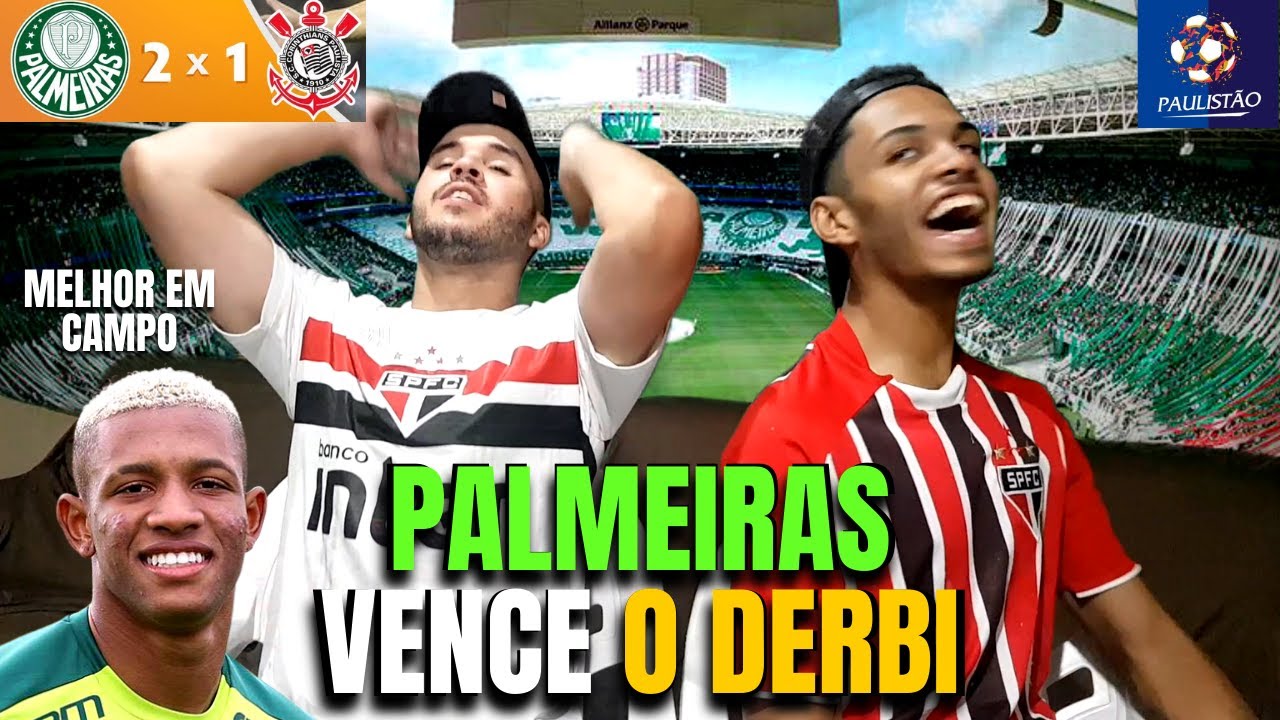 REACT PALMEIRAS 2 X 1 CORINTHIANS PALMEIRAS VENCE O DERBI - YouTube