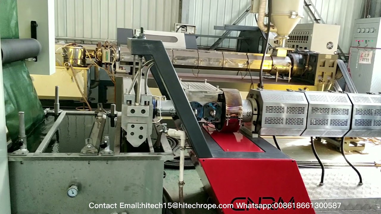 CNRM Pp Pe Plastic Rope Twine split film Yarn / Fibrillation tape filament extrusion making machine