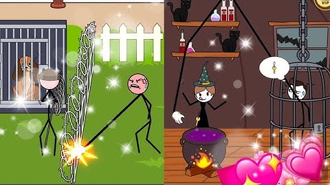 Thief Puzzle At  Level 219-236Android Gameplay Walkthrough - Funny Stickman Brain Puzzle Game