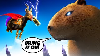 INSANE Goat Tries to Battle GIANT CAPYBARA - Goat Simulator 3 DLC screenshot 5