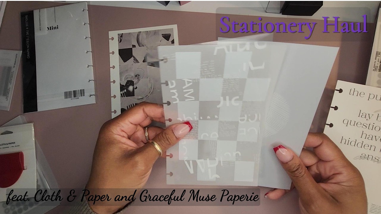 Stationery Haul - Cloth & Paper | Graceful Muse Paperie