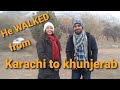 Walk from Karachi to Khunjerab | Mahr Faisal | Interview