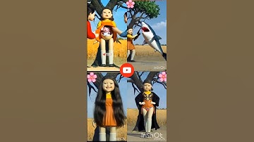 Cute doll?😮#squidgame #squidgameplot #ruinedbyAi #shortsviral #cute #squidgame3 #squidgame2 #funny