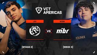 LEV vs MIBR - VCT Americas Stage 2 - Week 4 Day 3