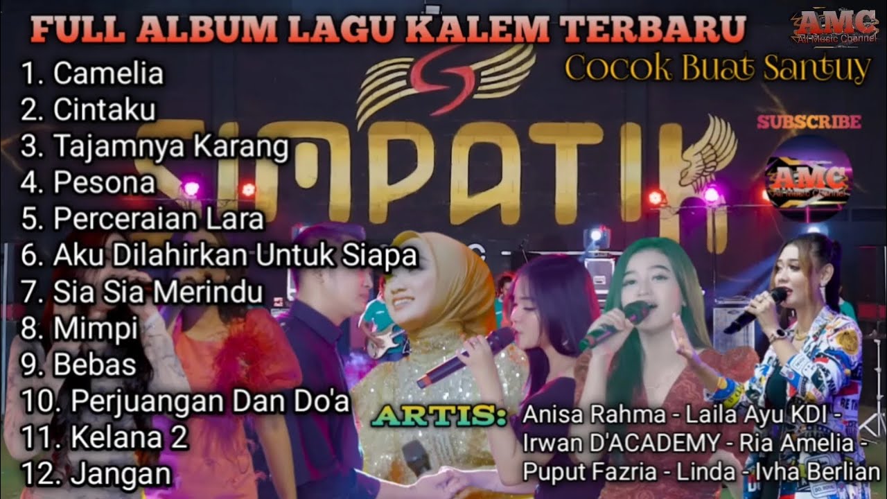 FULL ALBUM SIMPATIK MUSIC LAGU KALEM TERBARU | COCOK BUAT SANTUY