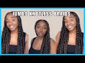 HOW TO: JUMBO KNOTLESS BRAIDS || BEGINNER FRIENDLY || START TO FINISH