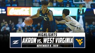 Akron vs. West Virginia Basketball Highlights (2019-20) | Stadium