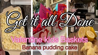 NEW❤️GET IT ALL DONE||VALENTINE KIDS BASKETS||BANANA PUDDING CAKE by SL Style 429 views 3 months ago 12 minutes, 21 seconds