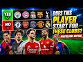 Do These Players Start For These Current Teams - Midfielders