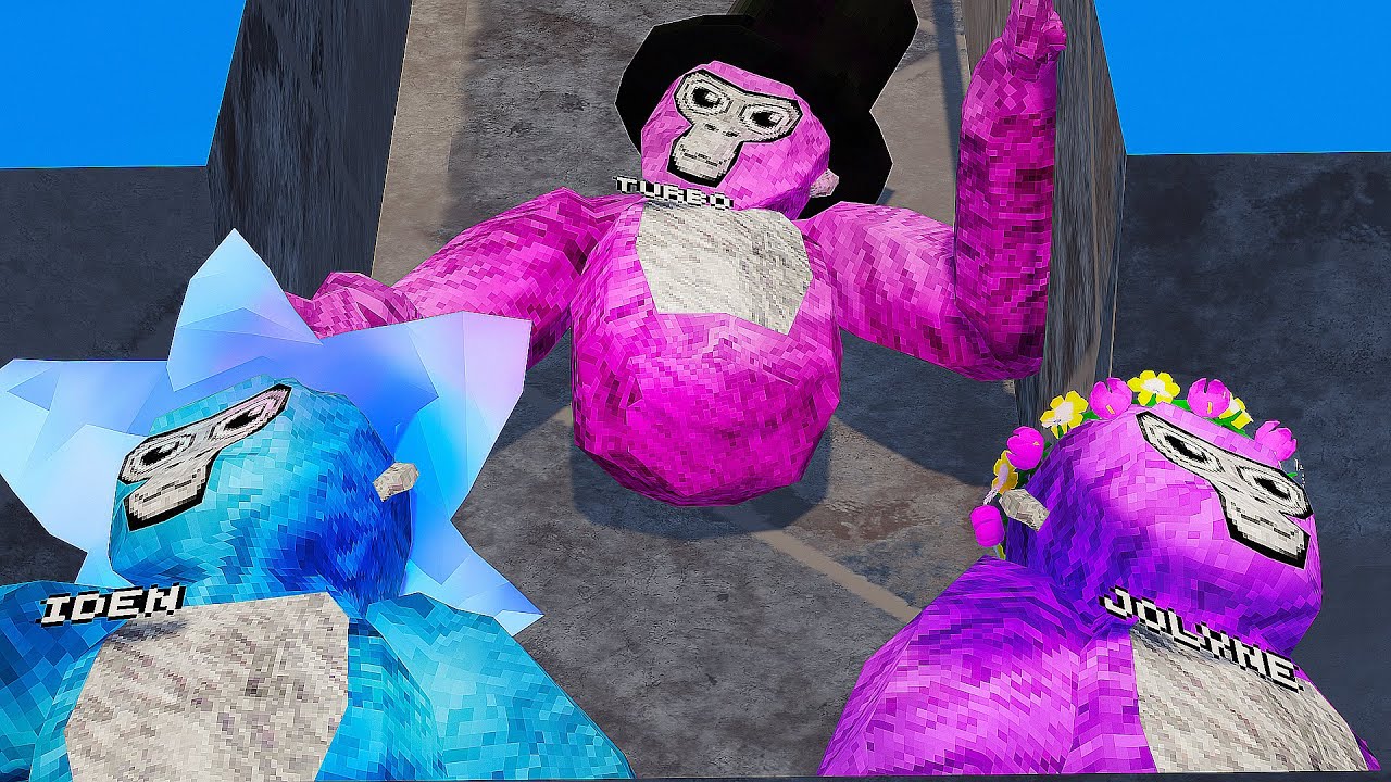 Gorilla Tag Hunt in MASSIVE Tunnel Map...