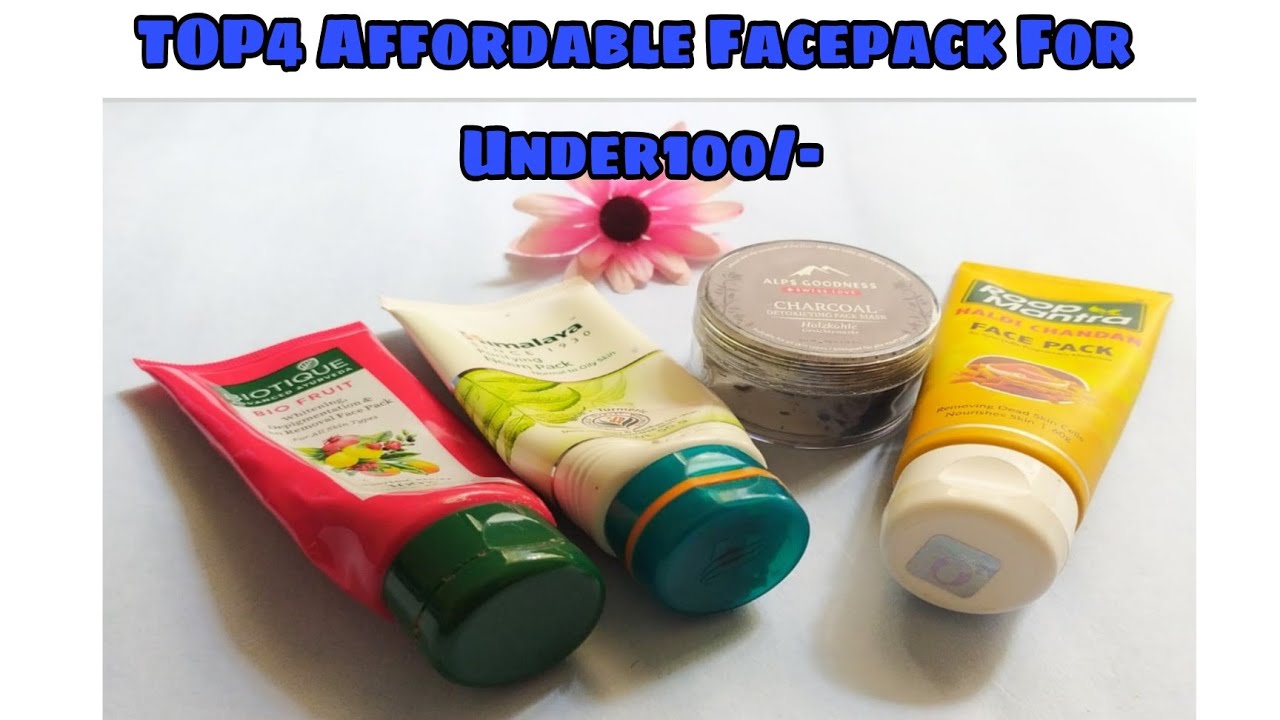 TOP4 Affordable Facepack For All Skin types Under100/- |