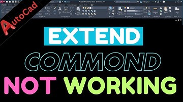 extend command not working in autocad | extend not work in autocad #autocadtips