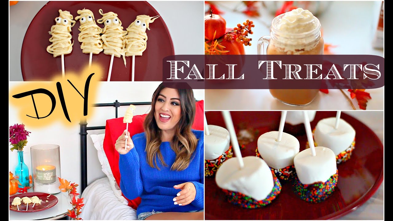 DIY Fall Snacks & Treats Easy & Cute YouTube