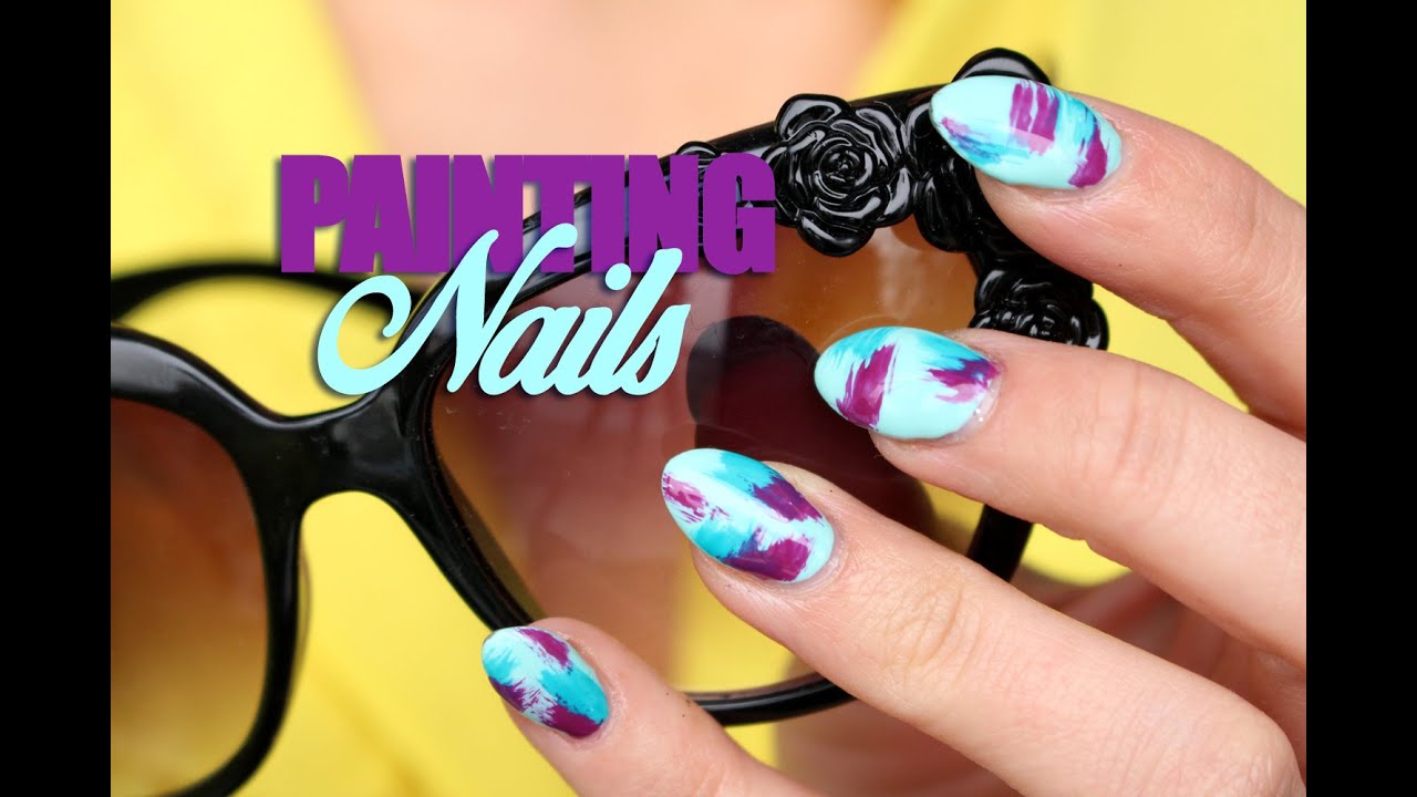 NAIL ART Painting YouTube