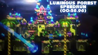 SONIC FORCES - Luminous Forest Speedrun (00:56.96) (With Motion Blur)