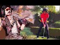DrDisrespect Brings the VIOLENCE from APEX to the GOLF COURSE