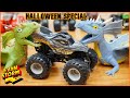 Monster Truck Monday Halloween Scavenger Hunt Special We Found a DRAGON!