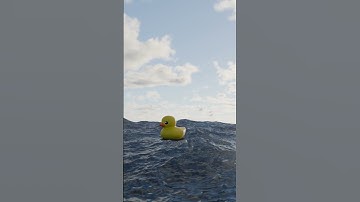 water waves simulation in blender