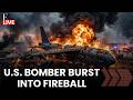 California Crash LIVE: US B-52 Bomber Crashes During Test Flight In California Leaving 8 Dead