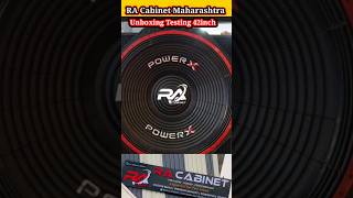 ख़तरनाक 42inch Unboxing Testing Speaker 🔊 ( RA Cabinet Pune Maharashtra ) Price #shorts #djsarzen