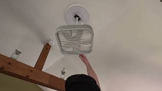 Changing the Ceiling Fan in the Living Room 4/1/2024