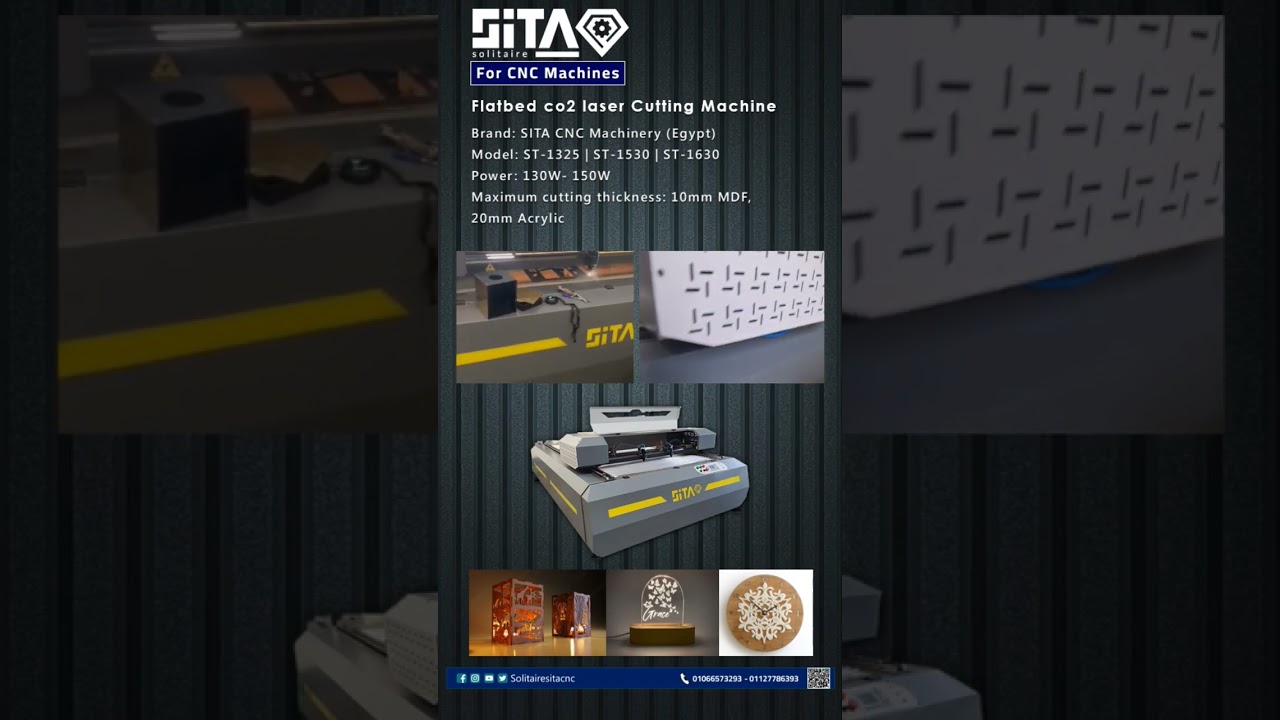 Factory direct sales:SITA laser co2 flatbedCutting machineModel: ST-1325 | ST-1530 | ST-1630