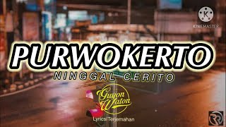 Guyon Waton - Ninggal Cerito (Lirik Terjemahan Indonesia)