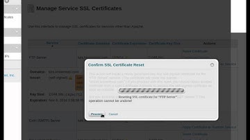 Regenerate Self-Signed SSL Certificates in cPanel/WHM