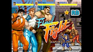 1989 [60fps] Final Fight (hack 2019, 30th Anniversary Edition) 3Players Nomiss ALL