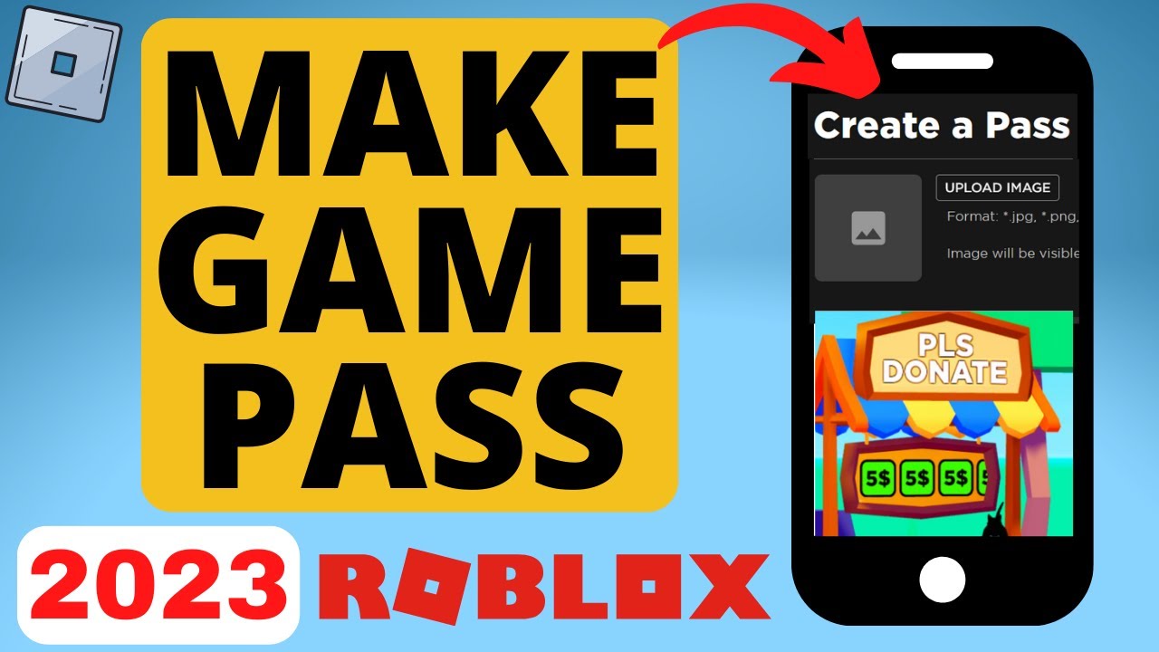 How to Make A Gamepass in Roblox Pls Donate - iPhone & Android