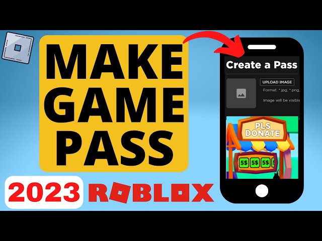 Roblox: How to make or create gamepass on roblox mobile 2023 