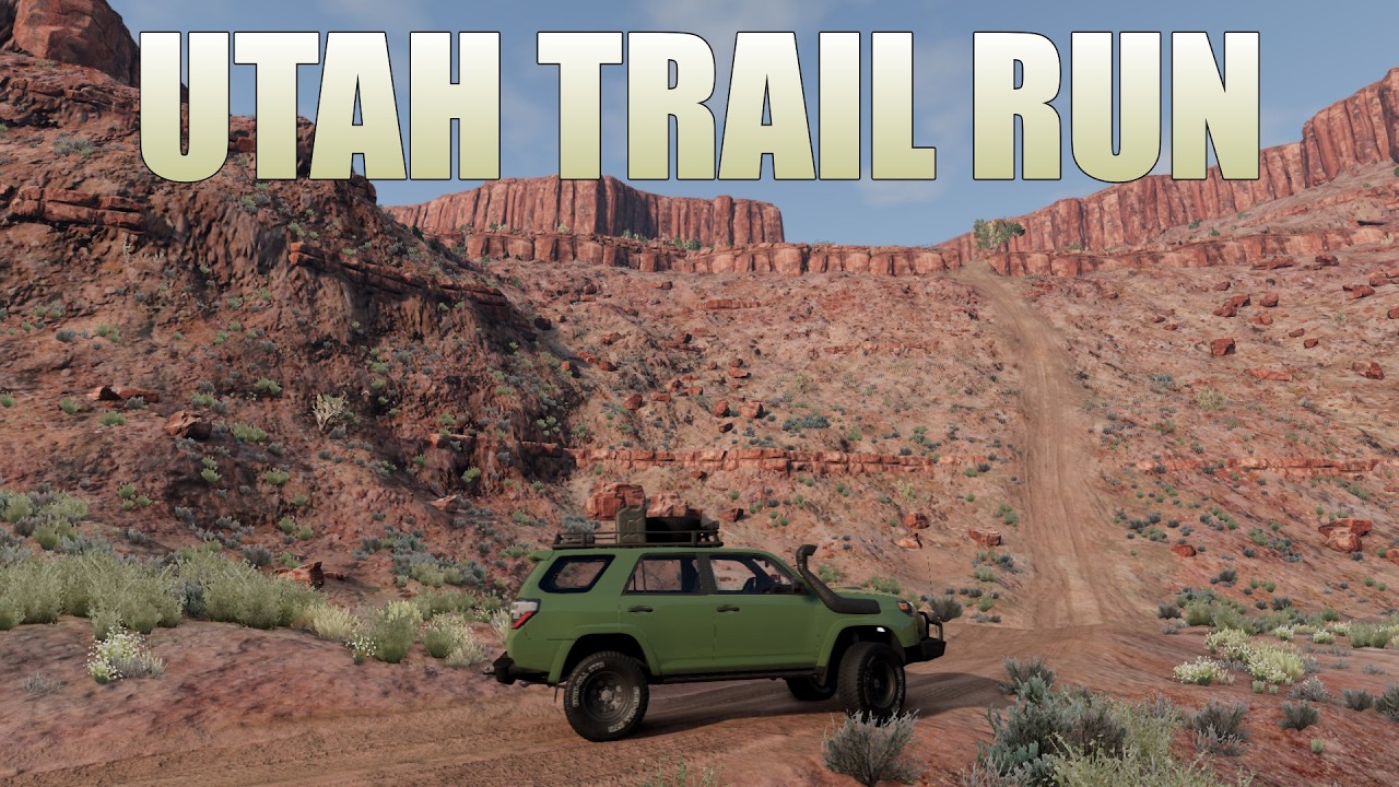 BeamNG: Extreme Utah Off‑Road - Riverbed Trail, Brutal Climb & Abandoned Mine
