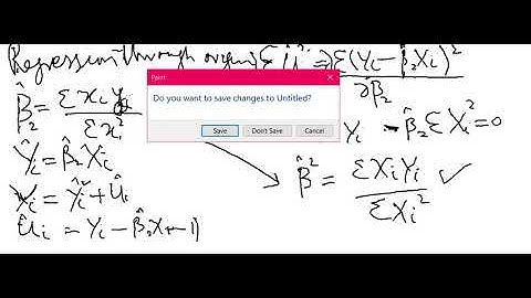 Regression Through Origin Part-II