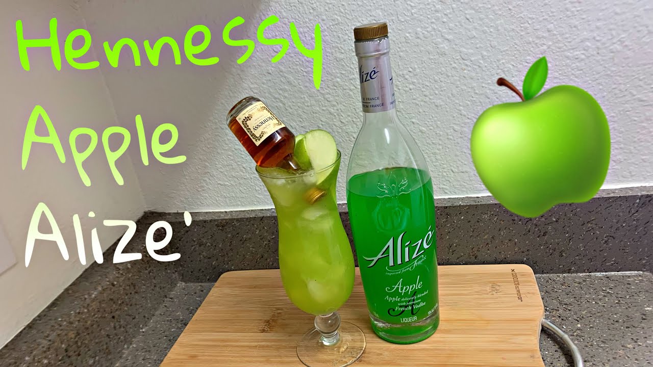 Hennessy Alize' Apple Lemonade (how to make) 