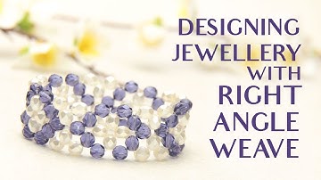 Making Jewellery with Right Angle Weave - Easy Beaded Bracelet Tutorial