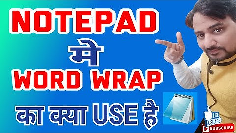 WHAT IS WORD WRAP IN NOTEPAD, WORD WRAP USE,WORD WRAP, NOTEPAD #notepad, #Word Wrap