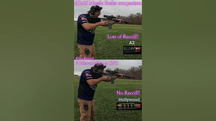 #AR-15 Best Muzzle Brake A2 Vs Hollywood #No Recoil