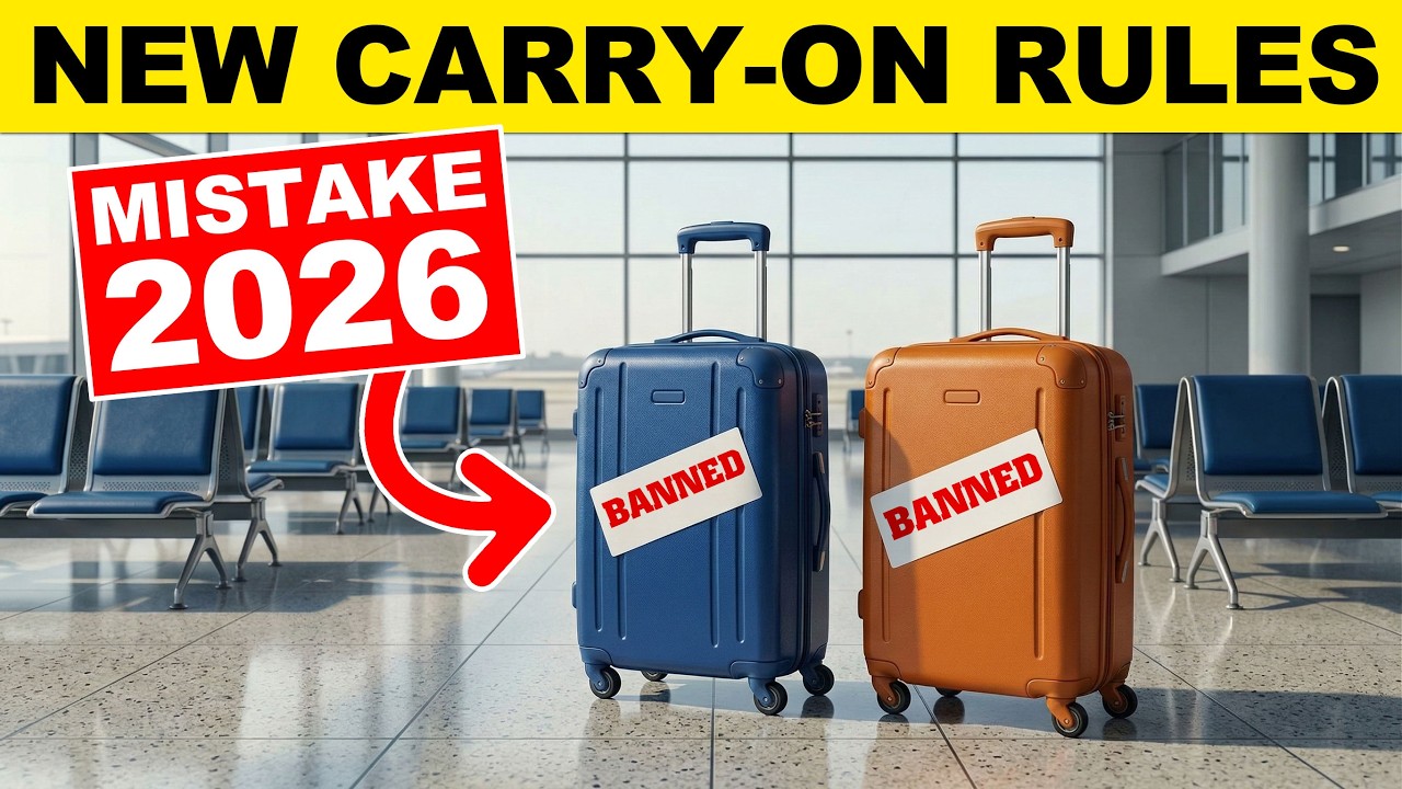 Эти ошибки при провозе ручной клади приведут к тому, что вас остановят (изменено в феврале 2026 г...