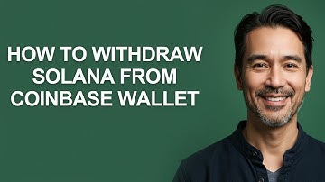 How to Withdraw Solana From Coinbase Wallet - KevinHowTo