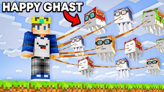 I Collected EVERY HAPPY GHAST in Minecraft Hardcore