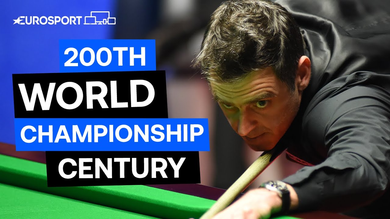 Ronnie OSullivan hits 200th World Championship century against Judd Trump Eurosport Snooker