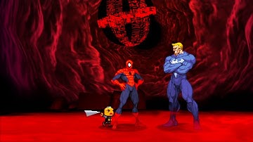 Marvel VS Capcom 2 - Servbot/Spider-Man/Venom - Expert Difficulty Playthrough