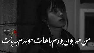 آهنگ من مهربون بودم باهات موندم به پات اماندیدی گلم👀🖤باصدای [میثم حسینی]🕸️🎶🥀