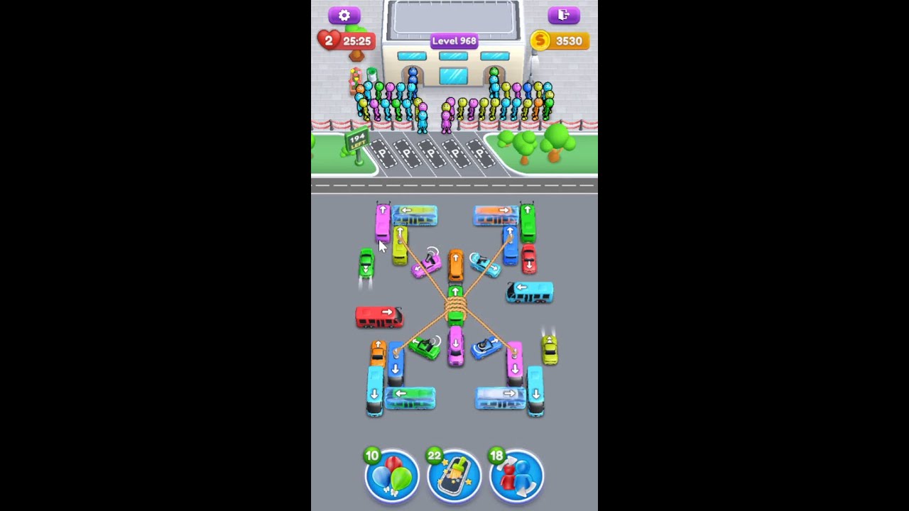 Crowd Express Boarding Puzzle Level 968 - YouTube