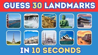Guess the Landmark in 10 Seconds | World Landmarks Quiz Challenge ๐ #guessthelandmark