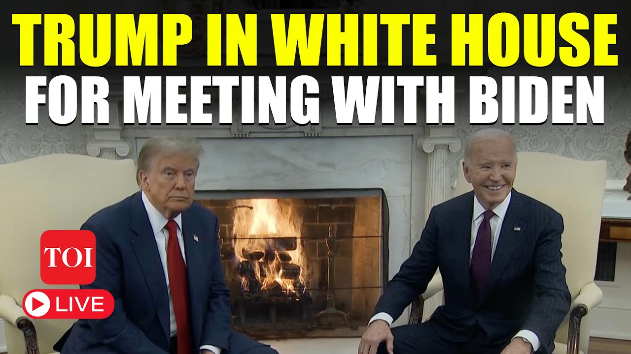 LIVE | Biden Welcomes Trump At White House | Oval House | U.S ...