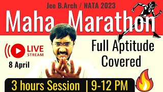 Aptitude Live Maha Marathon | JEE B.Arch / NATA 2023 | by sachin prajapat