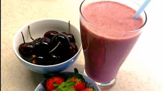 Weight Losing Smoothie | Quick and Easy Smoothie | Strawberry and Cherry Smoothie |Miss Jayn