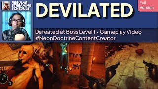 (EN/ID) Devilated - Gameplay (Defeated at Boss Level 1) #NeonDoctrineContentCreator